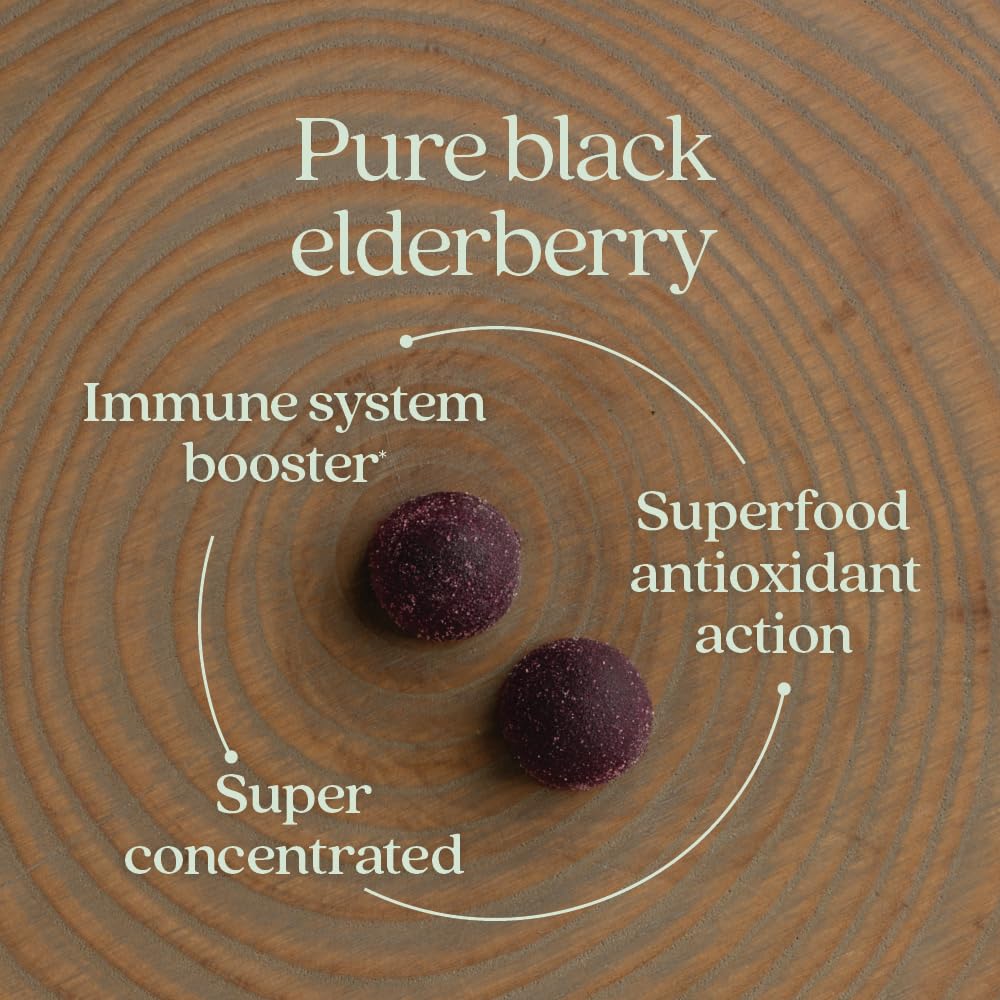 New Chapter Elderberry Gummies for Adults & Kids (2+), USDA Organic 64x Concentrated Elderberry for Immune Support, Great-Tasting Whole-Food Gummies, Vegan & Non-GMO - 60 ct - Image 4