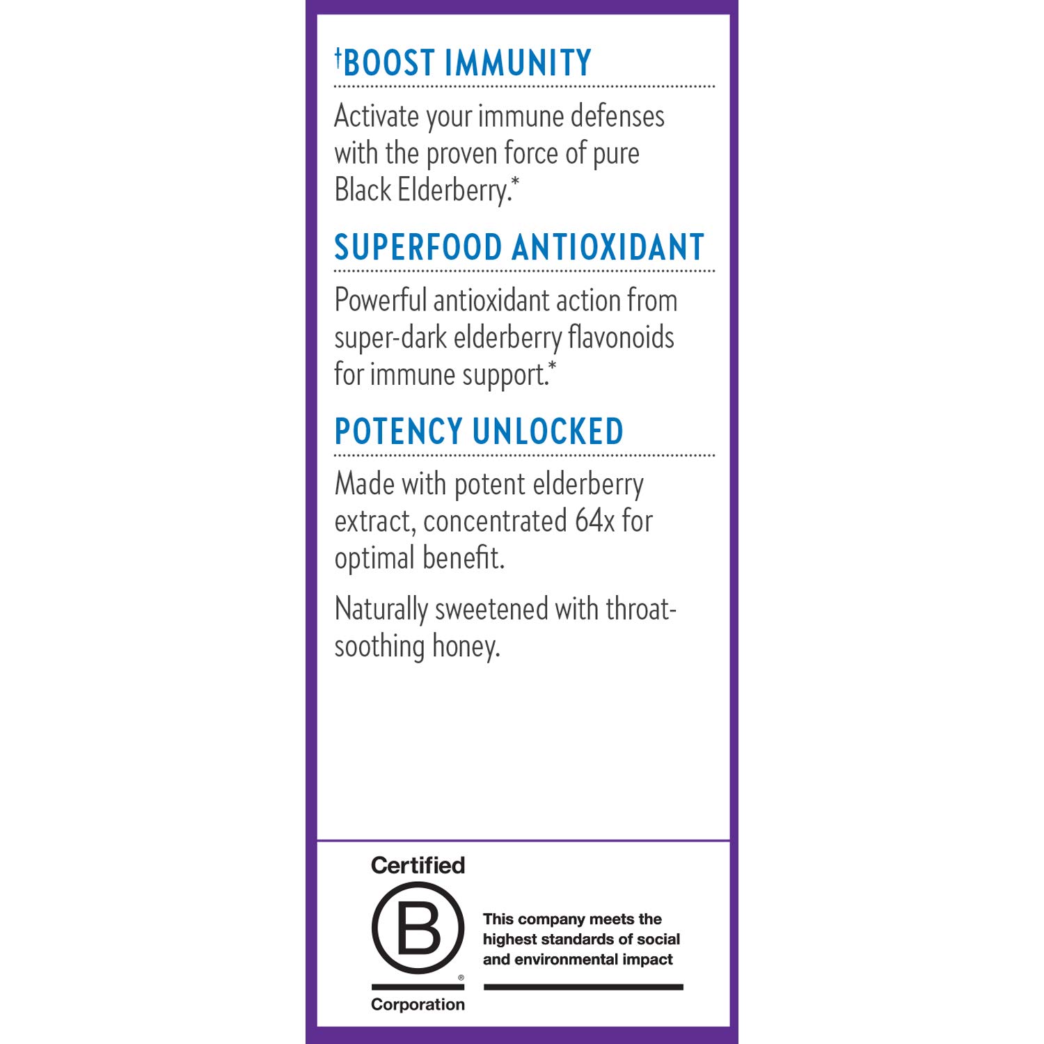 New Chapter Elderberry Syrup, 24 Servings, Immune Defense for Adults & Kids (2+), 64x Concentrated Black Elderberry + Throat-Soothing Grade A Honey, Non-GMO Project Verified, Gluten Free - Image 8