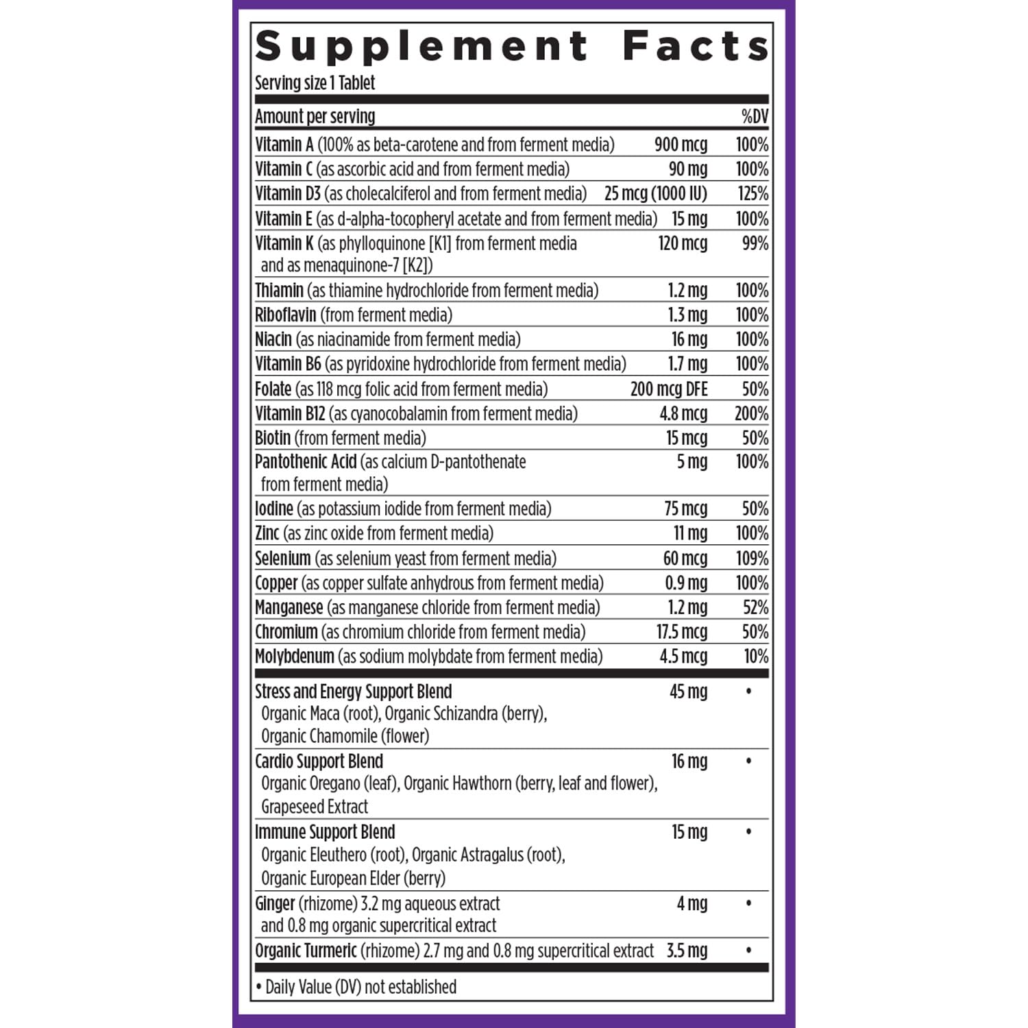 New Chapter Men’s Multivitamin, B6, Extra B12, D3, Vitamin C & Zinc, Immune, Heart, Cellular Energy, and Brain Health, Gentle on The Stomach, One Daily, Non-GMO, Gluten-Free, 18+, 72 Tablets - Image 6