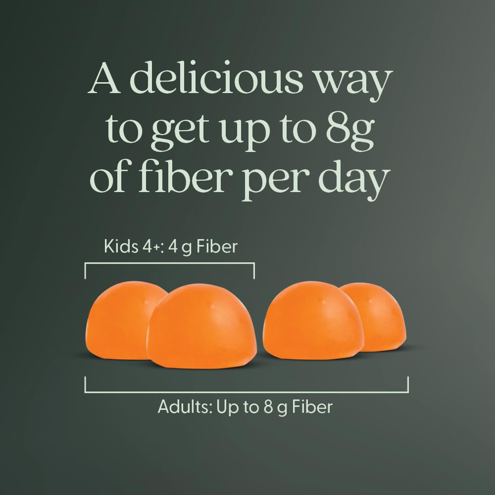 New Chapter Organic Fiber Gummies for Adults & Kids (Age 4+), Plant-Based Prebiotic Fiber for Digestive Health, Vegan, Non-GMO, USDA Organic, Gluten Free, Citrus-Berry Flavored, 60 ct - Image 5