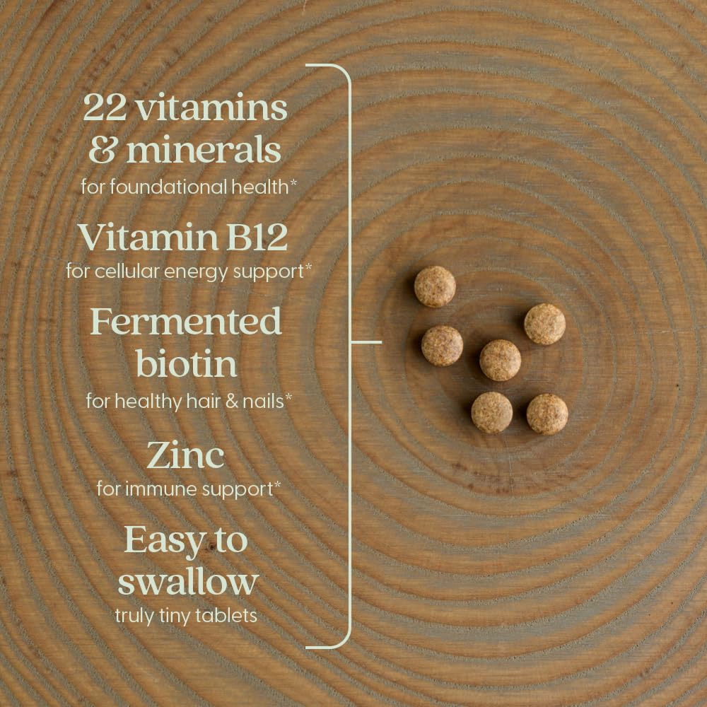 New Chapter Tiny Tabs Multivitamin with 20+ Nutrients for Immune, Cellular Energy & Stress Support, Including Vitamin D3 + B Vitamins, 192 Count - Image 4