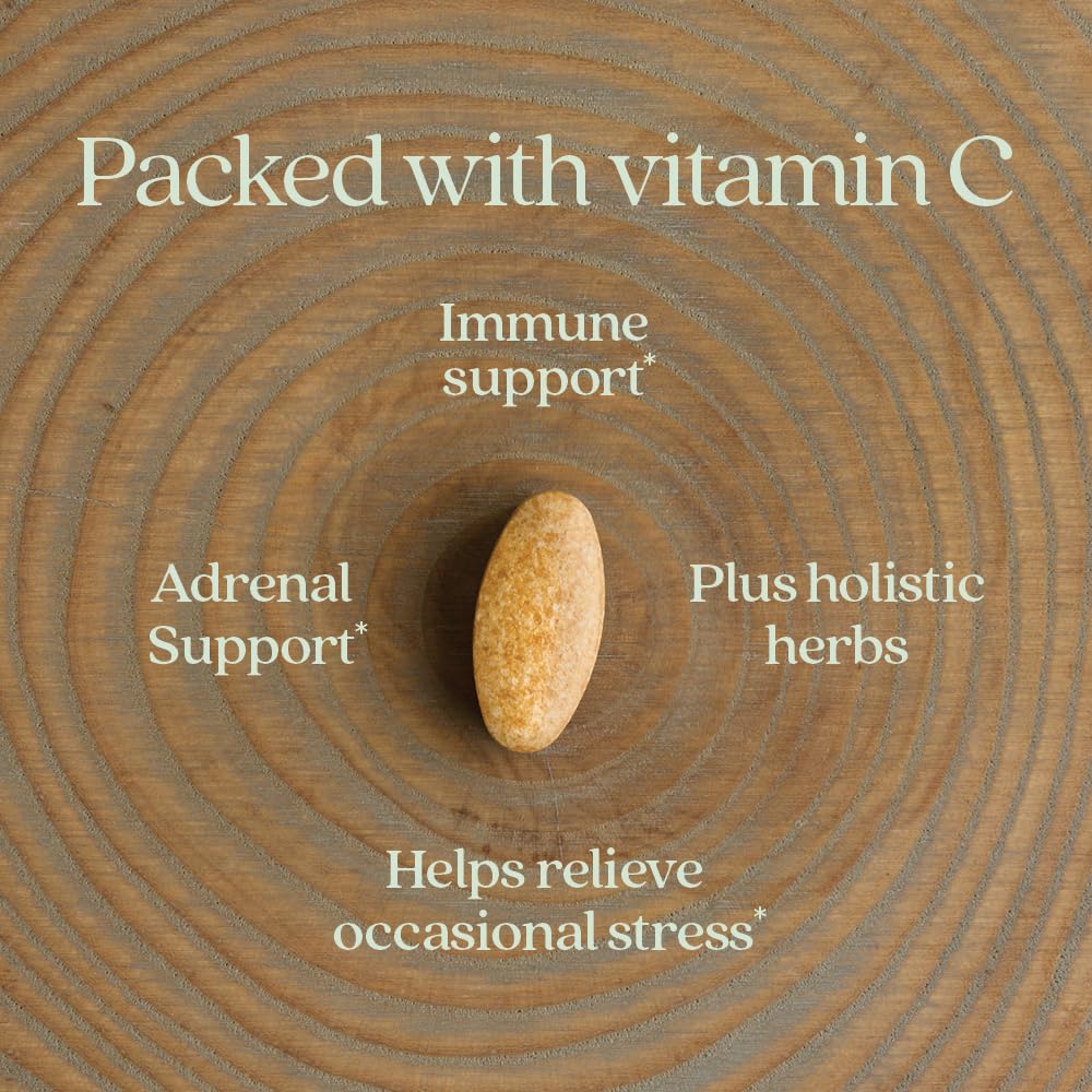 New Chapter® Vitamin C Immune Defense Supplement + Elderberry – Excellent Source of Vitamin C, One Daily Tablet for Healthy Immune Support, Made with Organic Herbs, Non-GMO, Gluten Free, 30 ct - Image 4